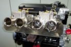 Heat protection shielding dual carburetor