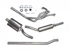 Sports exhaust system + race exhaust manifold Kadett-C OHV, stainless steel